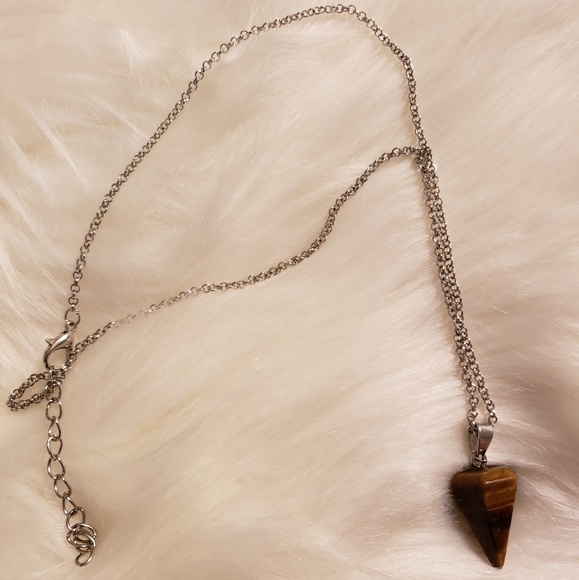 Gorgeous Healing Tiger's Eye Crystal Stone necklace! 😍 - Picture 5 of 7